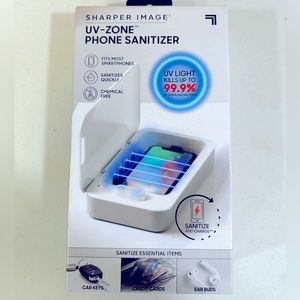 Sharper Image UV Zone Phone Sanitizer